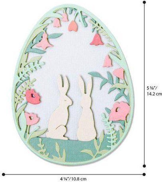 Sizzix Thinlits Snijmal - Lente Lagen - 11 stuks