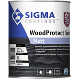 Sigma WoodProtect Solid Matt Dekkende Houtverf Buiten 1 LTR Wit