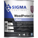 Sigma WoodProtect Solid Matt Dekkende Houtverf Buiten 1 LTR Wit