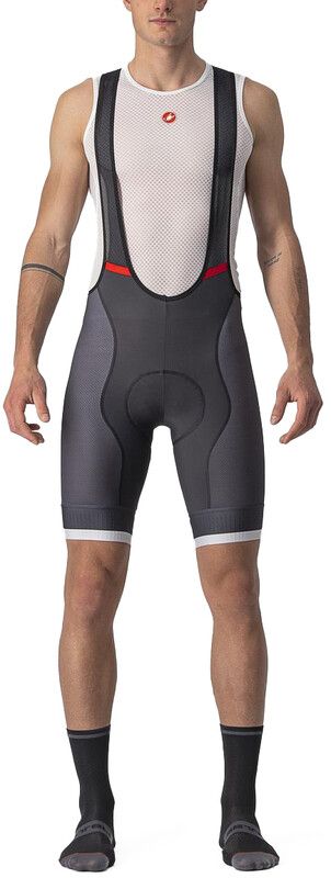 Castelli Competizione Kit Bib Shorts Heren - grijs/zilver