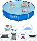 Steel Pro Bestway Steel Pro Zwembad Comfort Pakket - Rond 366x76 cm