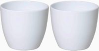 Floran - Bloempot - 3 stuks - Wit - Keramiek - H15 x D17.5 cm