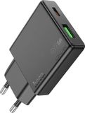 Hoco - Chargeur double port PD20W+QC3.0 Noir
