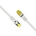 Monkey Ladder RJ45 LSZH Cat.6A SFTP Ethernet-netwerkkabel, AWG26, 100% koper, allogeenvrij, wit, 1,0 m slang
