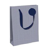 Eurowrap - 33868-2C - Cadeauzak - Groot Formaat 26,5x14x33cm - Vichy - 210g