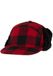 Brandit Lumberjack Chapeau d'hiver, unisexe, rouge-noir, taille unique