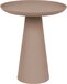 Housecraft Living Ringar Bijzettafel - Rond - Metaal - Roze - 39.5 cm