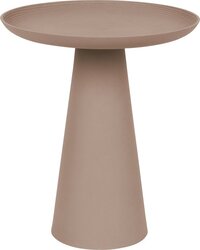 Housecraft Living Ringar Bijzettafel - Rond - Metaal - Roze - 39.5 cm