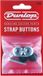 Riemclip Dunlop Strap Buttons met viltjes en schroeven 2pack