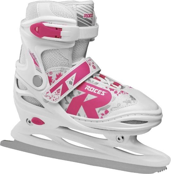 Roces JOKEY ICE 2.0 GIRL Kunstschaatsen - Wit/Roze - Maat 26-29