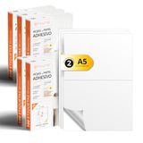 A4-vellen Ofituria A4-vellen met witte zelfklevende etiketten (2 per vel, 500 vellen)