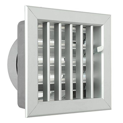gcsial1615120-y ventilatierooster ingebouwd voor open haarden, aluminium, 160 x 150 mm