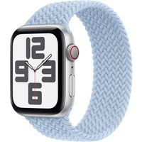 Apple Watch Gevlochten solobandje - 38/40/41/42 mm - Maat 8 - Light Blue