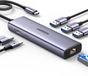 Ugreen CM512 - USB-C HUB Adapter - 3x USB-A 3.0 - HDMI - RJ45 - USB-C PD - Grijs