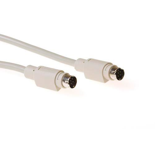 Intronics ACT Mini DIN Kabel - 8-pins Male - 1.8m - Ivory