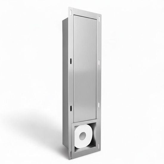 EAVY Inbouw Toilet Rolhouder RVS