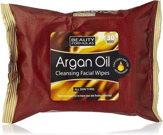 Beauty Formulas Arganolie Reinigende Gezichtsdoekjes 30st.