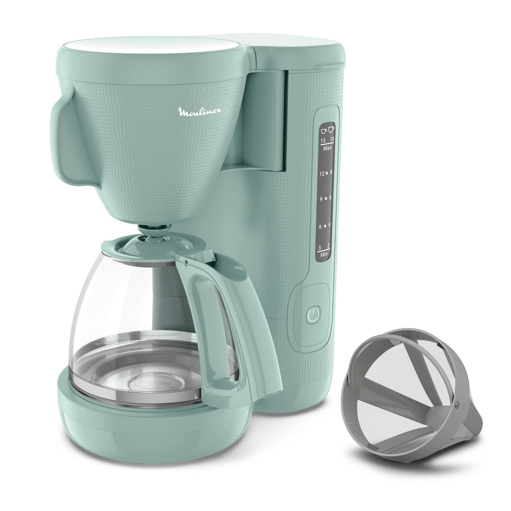 Moulinex Morning FG2M1310 - Filter Coffee Machine - 1.25L - Keep Warm Function - Green