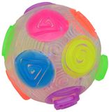 Johntoy John toy crazy flashing regenboog stuiterbal ø8cm