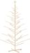 vidaXL Houten kerstboom KOTKA 240 cm Massief grenenhout Naturel (onafgewerkt)