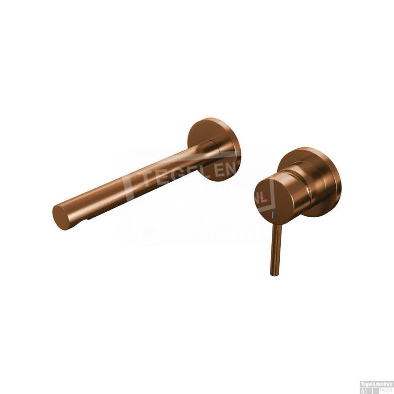 Brauer Inbouw Wastafelmengkraan ColdStart Eenhendel S2-65 Energiebesparend Koper