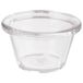 APS 40760 set van 12 sausschalen van kunststof, transparant, Ø 6 cm, hoogte 3,5 cm