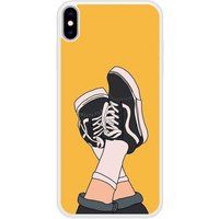 Apple iPhone XS Sneakers Verstevigd hoesje met sublimatie bedrukking
