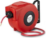 METALWORKS MW Tools Haspel perslucht 20 m Ø 3/8 10 bar PP met automatische oprol en zwenkbare muurbeugel HAL01020CG