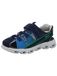 Vado Open Schoenen 'Box' Blauw / Navy / Lichtgrijs / Groen