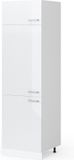 Vicco R-Line Armoire de réfrigérateur – 60 cm Blanc Campagne