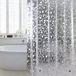 OEM Shenzhen Haorui Industrial Technology Co., Ltd. Douchegordijn, schimmelwerend met gewichtmagneten aan de onderkant, 0,15 mm [150 x 180 cm], waterdicht, antibacterieel EVA-gordijn voor douche en badkuip voor kinderen, 3D-steenpatroon, incl. 10 douchegordijnringen