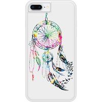 Apple Siliconen hoesje compatibel met iPhone 8 Plus Dreamcatcher Grijs