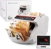 SCANNUM® Biljettelmachine - 1000 Biljetten/minuut - 5-voudige Valsgelddetectie - EUR, GBP, USD