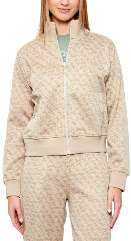 Guess Dames Vest Bruin V6RQ08-K2042/FNN0 Maya 4G Fullzip
