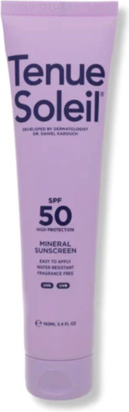 Tenue Soleil Minerale Zonnecr&#232;me SPF 50 100 ml
