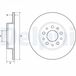 DELPHI Disque de frein BG4655C arrière, plein, 2 pièce