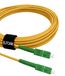 Elfcam® - 30m Glasvezelkabel SC/APC naar SC/APC Simplex Singlemode 9/125, compatibel met glasvezel tot in huis (FTTH, Fiber to The Home) (30M)