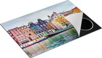 Chefcare Inductie Beschermer Amsterdamse Huisjes 75x50 cm - Multicolor