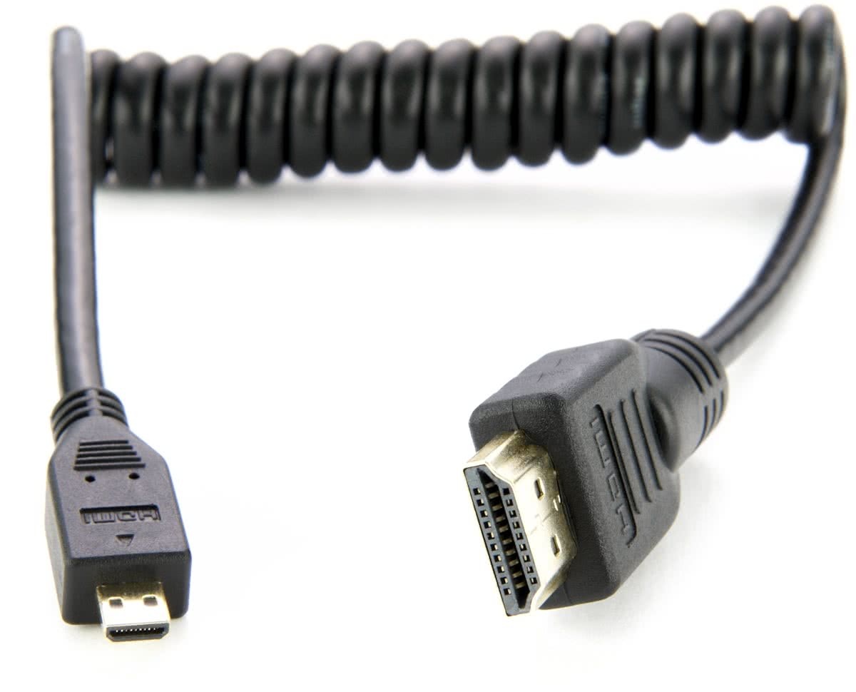 Atomos Coiled Micro HDMI to Full HDMI 30-45cm