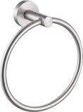VDN Stainless Handdoekring - Zilver - RVS - Hangend