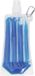 Merkloos / Sans marque Makito Western Europe Drinkfles / waterfles bidon Opvouwbaar - blauw - navulbaar - met koelelement - 400 ml - festival/outdoor