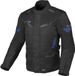 Macna Vaulture Veste textile imperméable pour moto, noir/bleu, 3XL