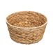5Five Rieten gevlochten mandje - naturel - D26 x H13 cm - rond - opbergmandje - broodjes - badkamer