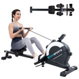 Rower HC1 PRO: Silent rower for home use. With 16 resistance levels, LCD screen, maximum user weight 120 kg, phone holder and a silent slide