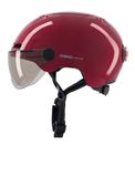 Cosmo Connected - Cosmo Fusion - Slimme fiets- en scooterhelm met vizier, volwassen maat - knipperlichten, automatisch remlicht, rijdelen, valdetectie