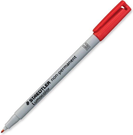 STAEDTLER Lumocolor M non-permanent rood
