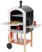 Teamson Kids Houten Pizzaoven Met Accessoires - Rollenspel Speelgoed - Grijs