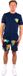 FALCON Laguna Strandshirt Heren Marine-Multicolour