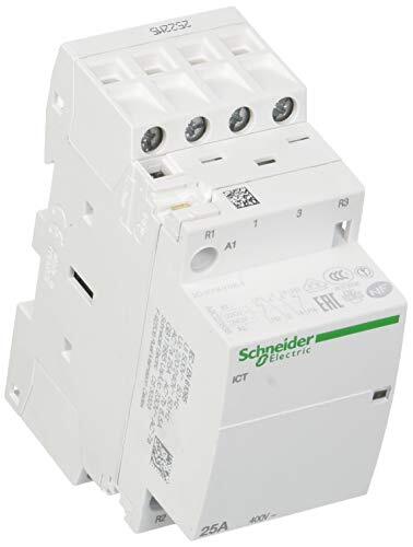 Schneider A9C20838 iCT 25A 2NO+2NC 220-240 VAC Contactor, Wit