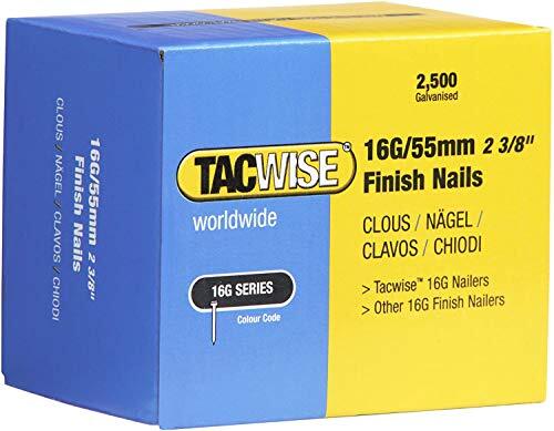 TACWISE Tacwise 0299 Type 16G / 55 mm gegalvaniseerde afwerking, 2500 stuks